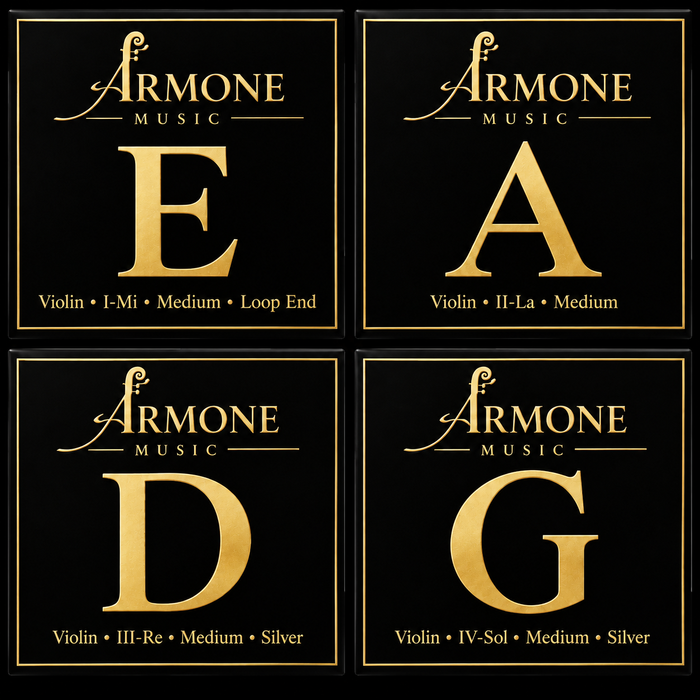 Armone Music Violin String Set – 4/4 Full Size