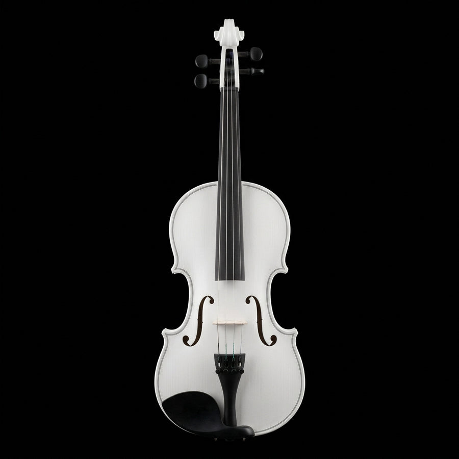 Armone Artisan Acoustic & Electric Violin & Accessories Set (Elegant White) –  Adult Full Size (4/4) - Advanced