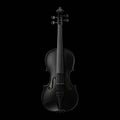 Armone Artisan Acoustic & Electric Violin & Accessories Set (Metallic Black) –  Adult Full Size (4/4) - Beginner to Advanced