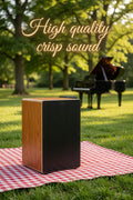 Solvane Rhythm Works – Artisan Groove Cajón with Padded Travel Case