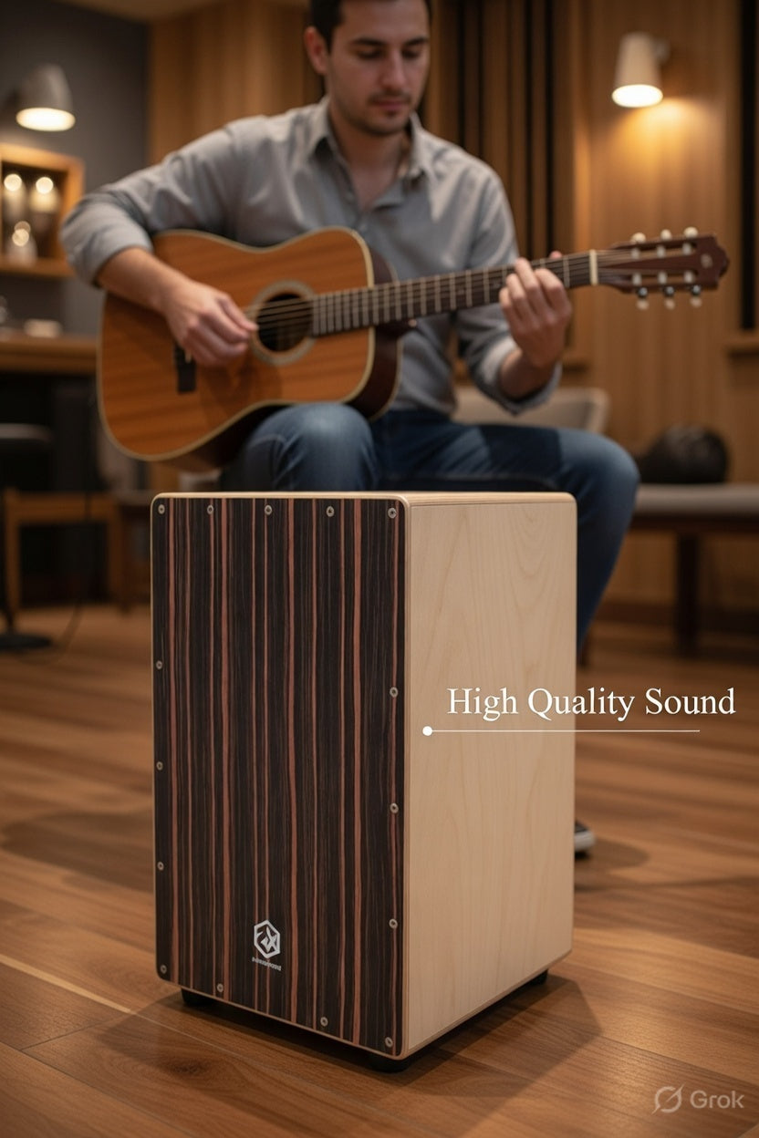 Armone Melvora Series – Premium Acoustic Cajón with Carry Bag