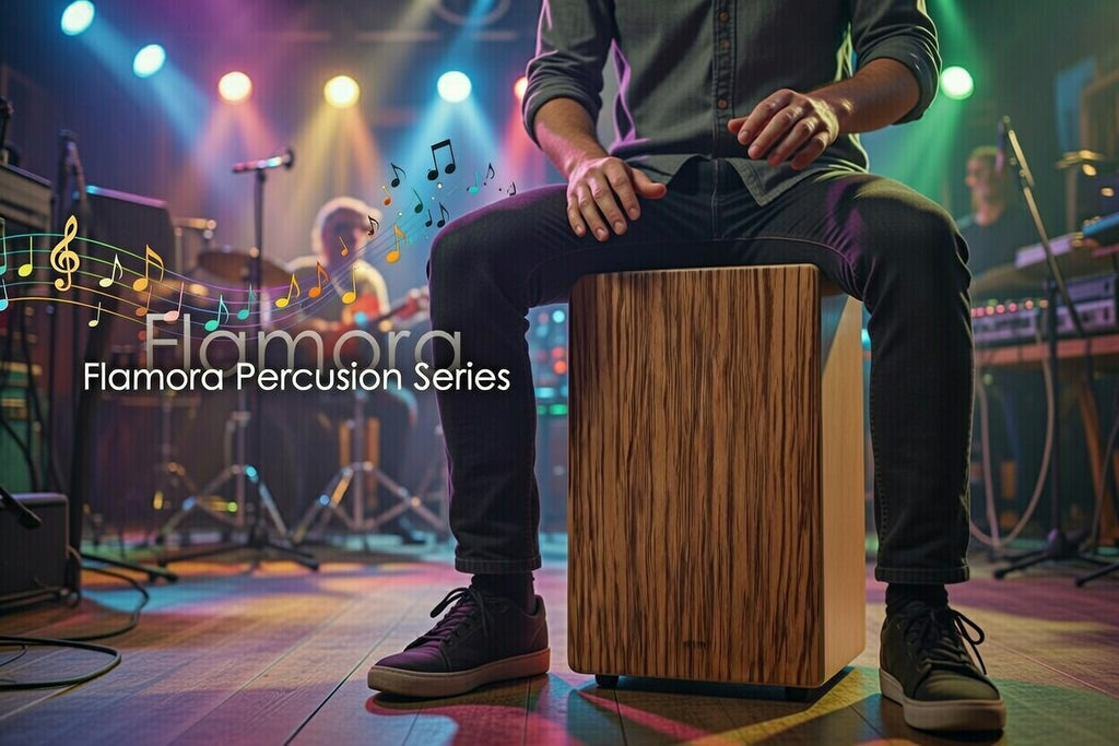 Flamora Percussion Series – Acoustic Cajón with Carry Bag